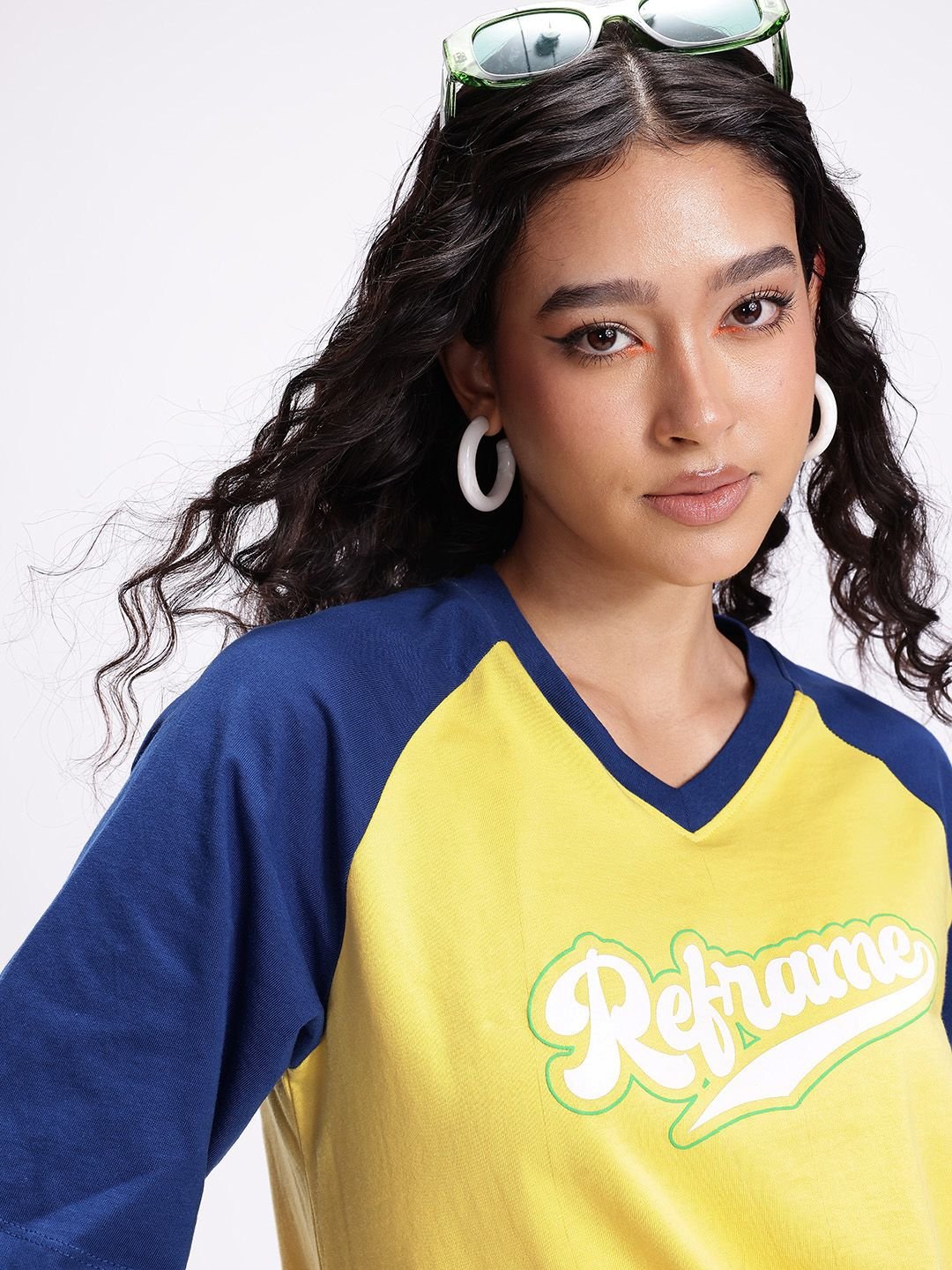 Kook N Keech Disney Colourblocked Typography Printed Pure Cotton Oversized T-shirt - Image 2