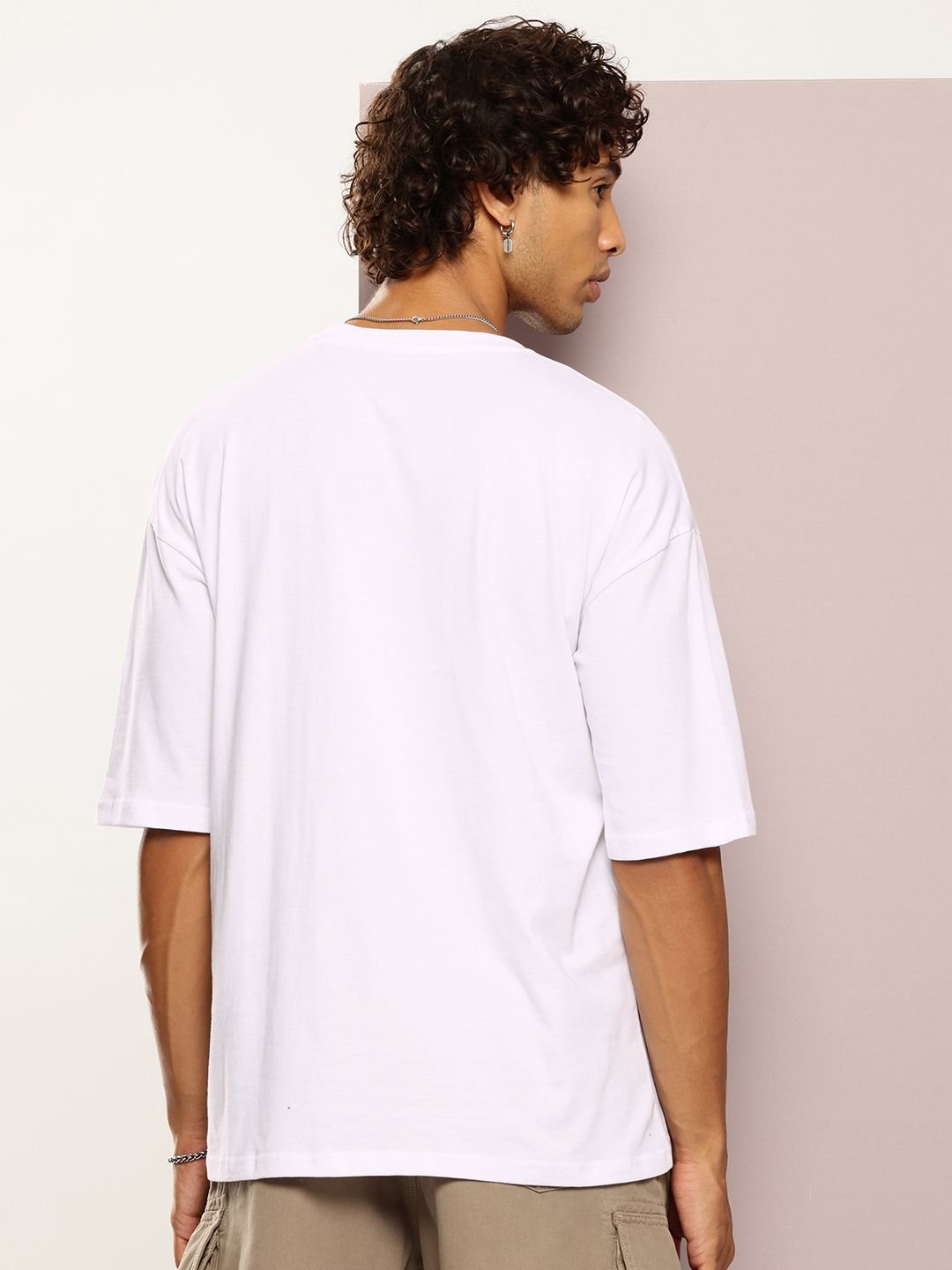 Kook N Keech Men Marvel Printed Drop-Shoulder Sleeves Oversized Pure Cotton T-shirt - Image 4