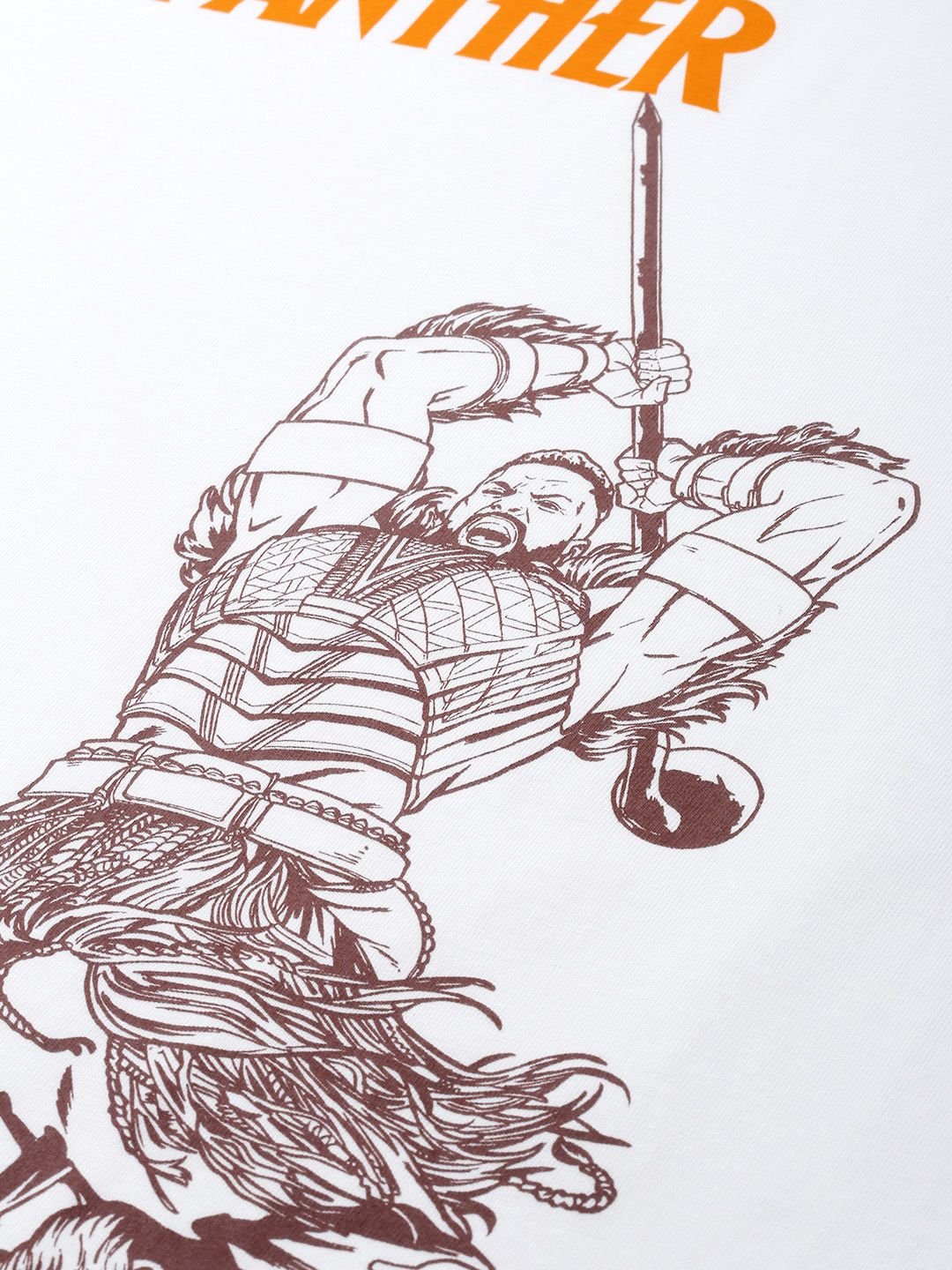 Kook N Keech Marvel Men Black Panther Printed Oversized Pure Cotton T-shirt - Image 4