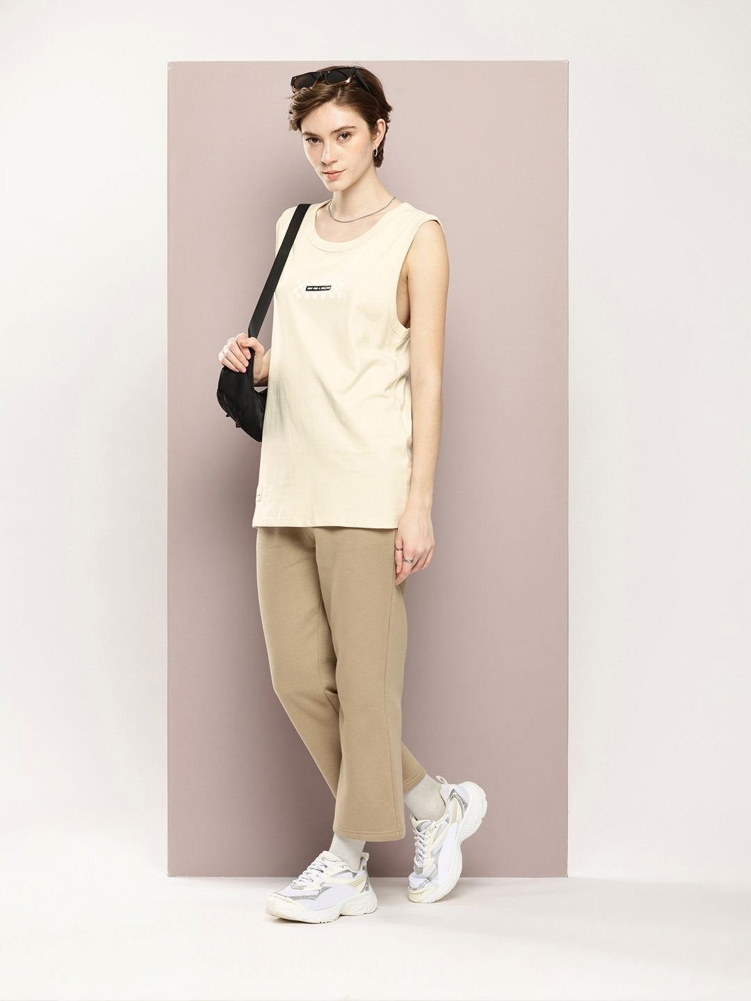 Mast & Harbour Women Geometric Printed Round Neck Cotton T-shirt - Image 4