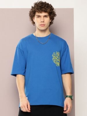 Kook N Keech Marvel Men Captain America Printed Oversized Pure Cotton T-shirt